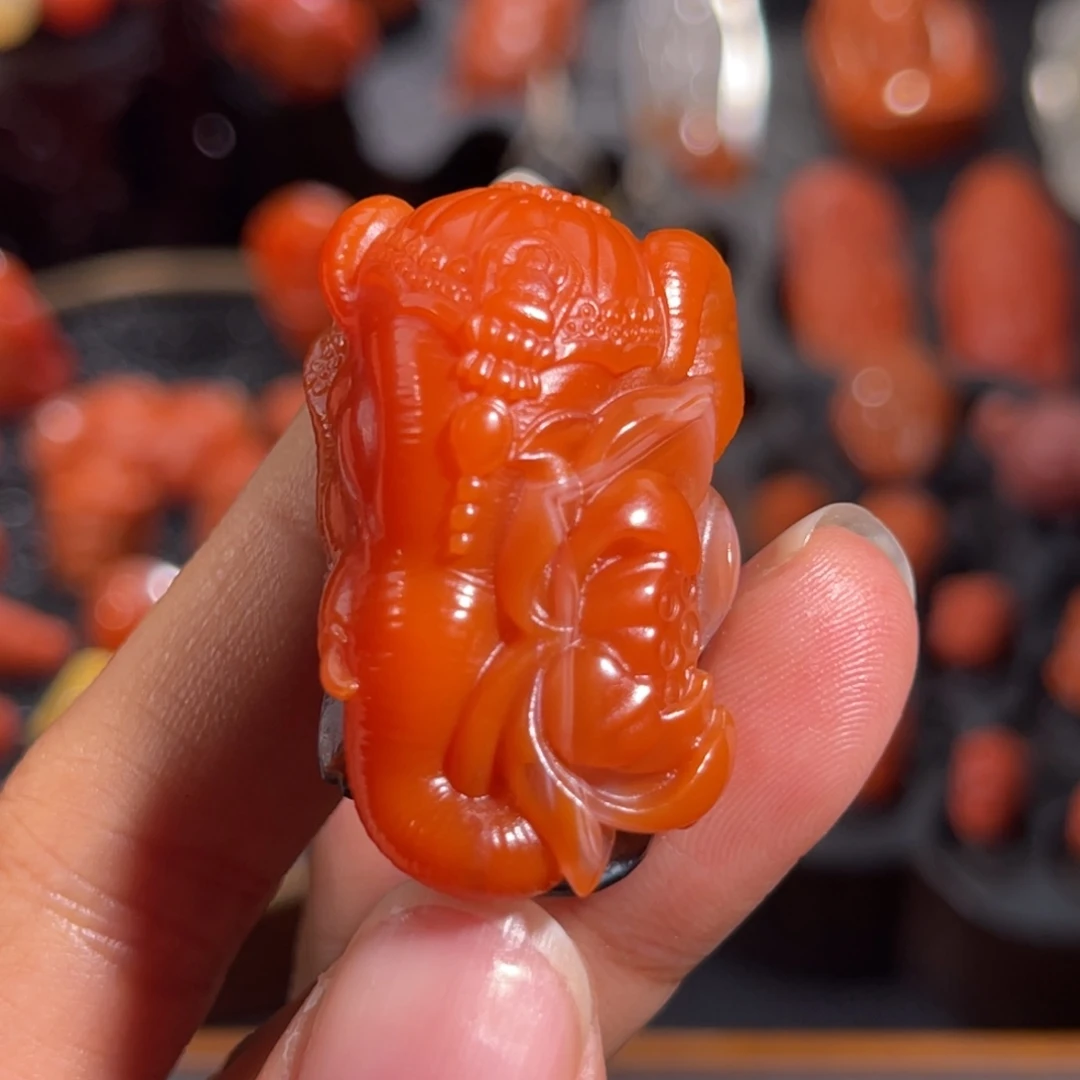 南红玛瑙未镶嵌配饰太平盛