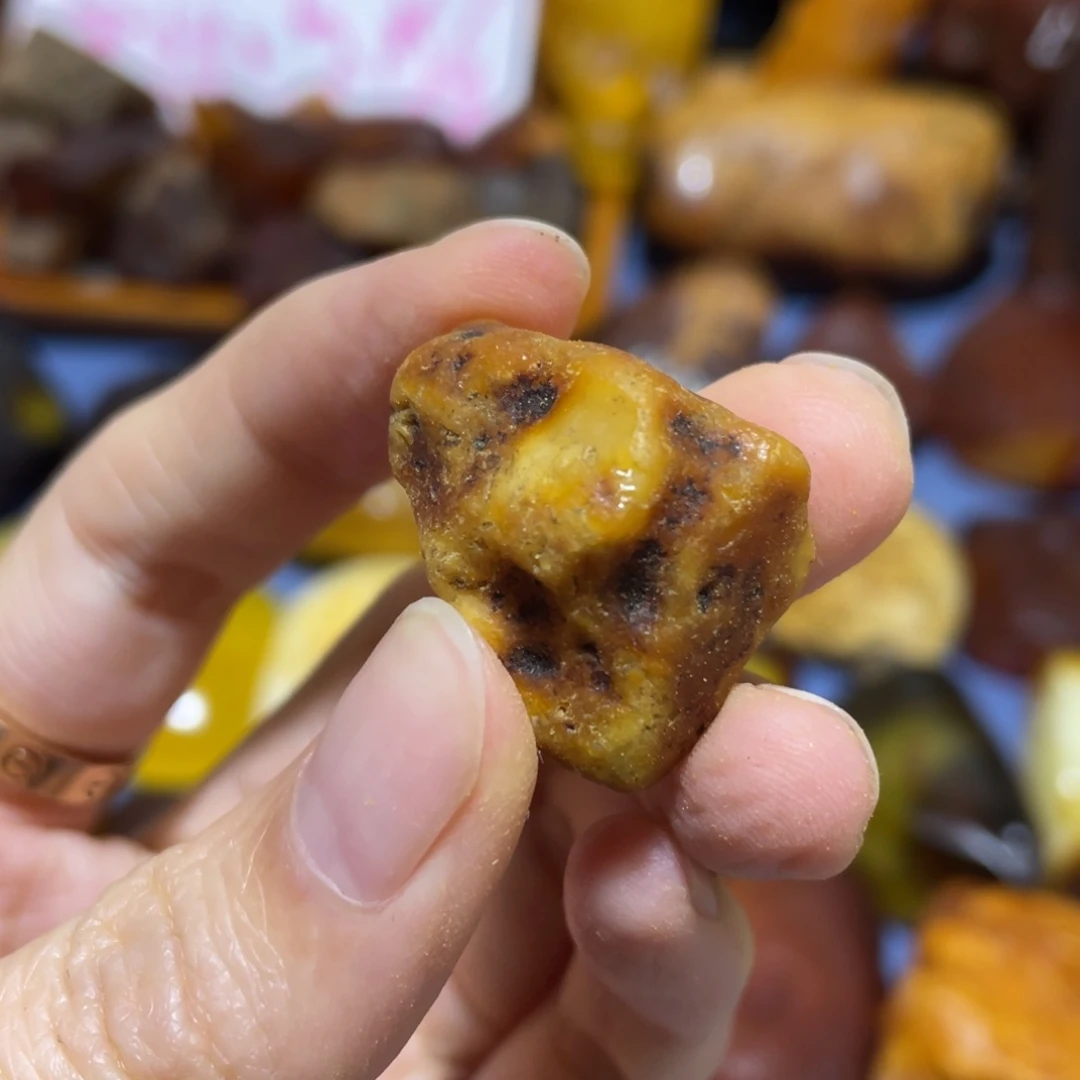 定制琥珀未镶嵌℡****`原石