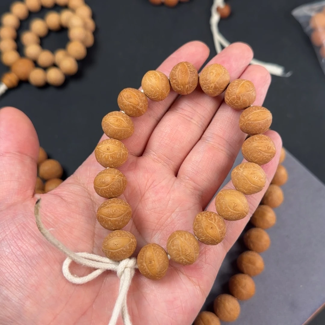 凤眼菩提手串否**来15mm通体玉华铁籽手串（无三通）