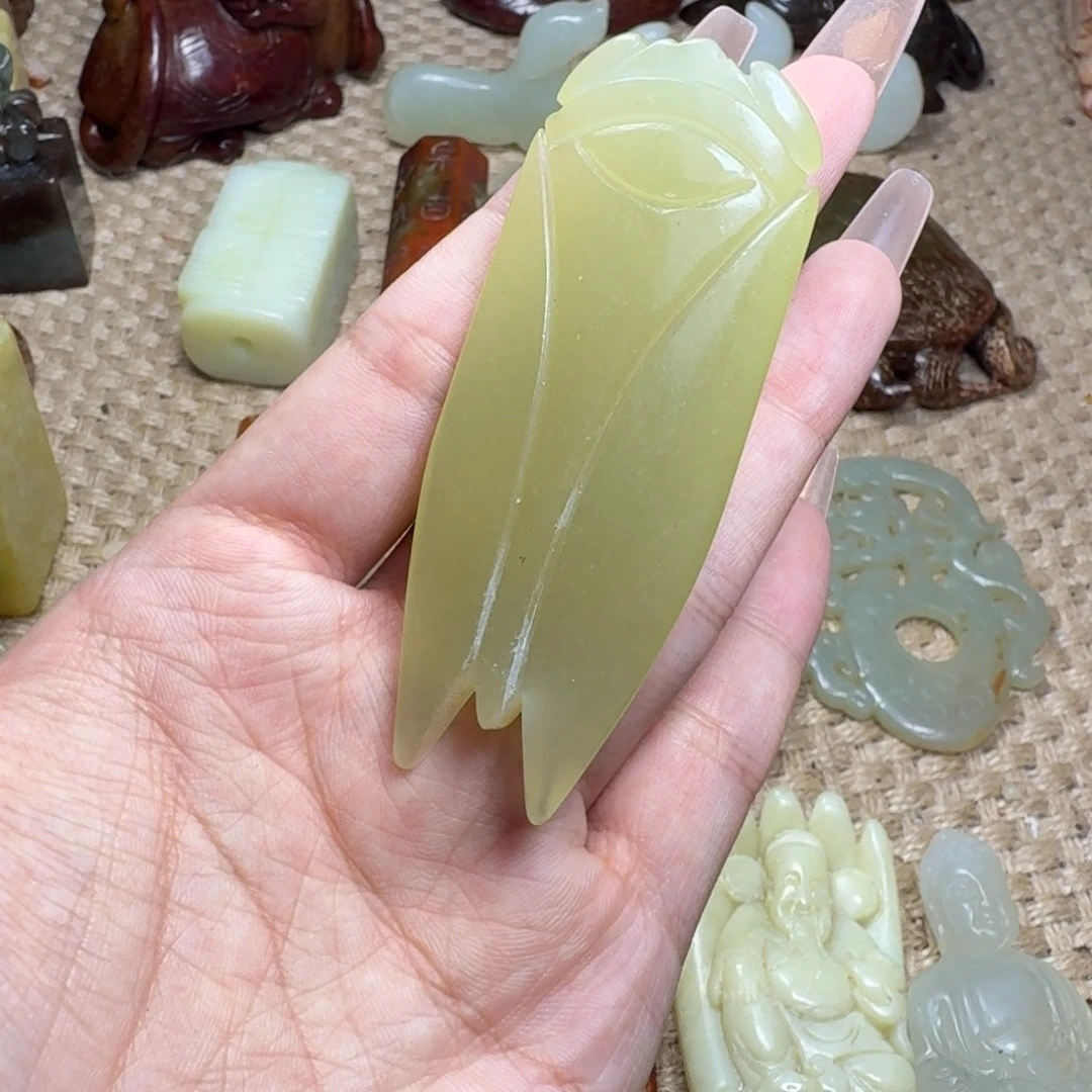 白玉菩提吊坠挂件