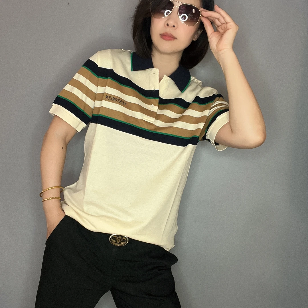 欧货轻奢时尚潮流拼接个性男士高端POLO衫短袖