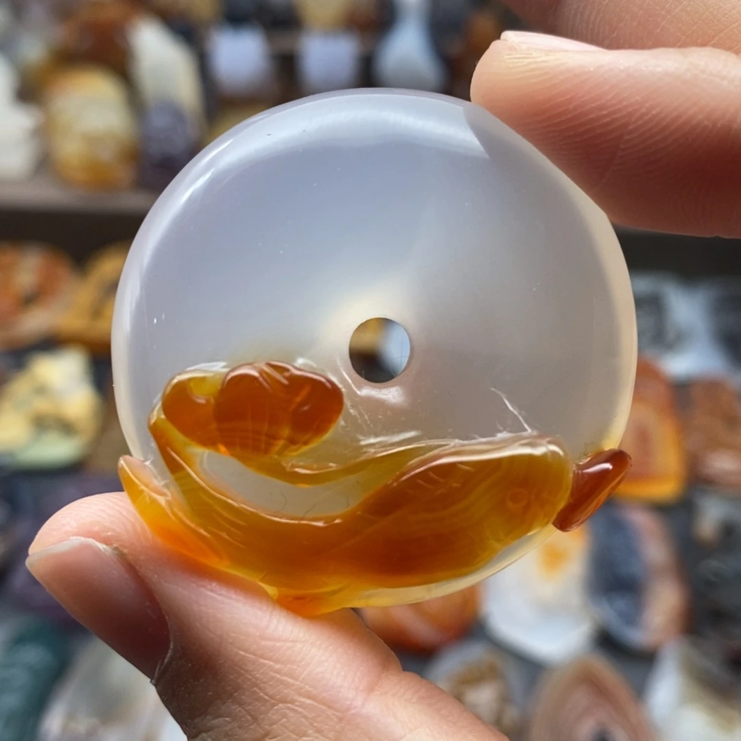 未镶嵌吊坠(不含链)玛瑙/玉髓