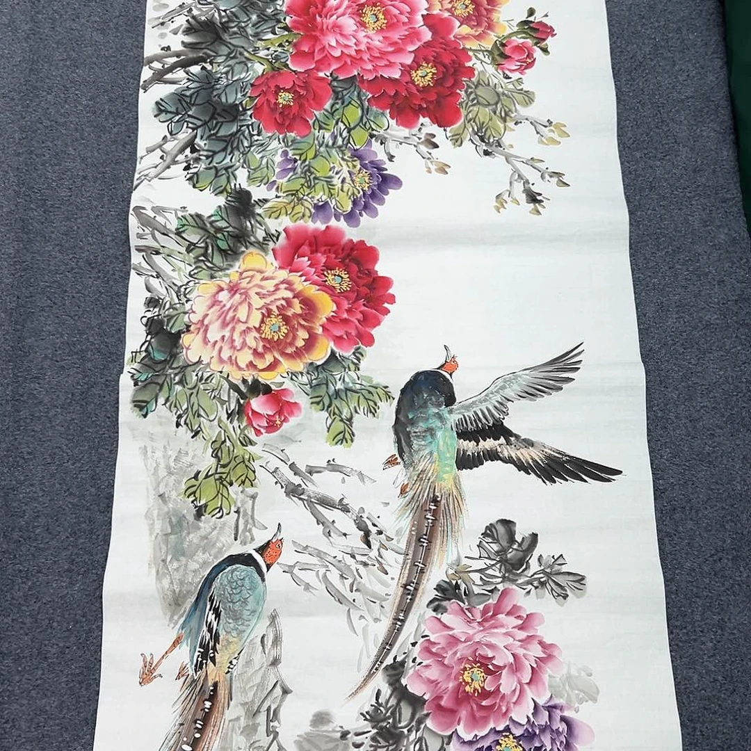 国画宣纸国画纯手绘作品