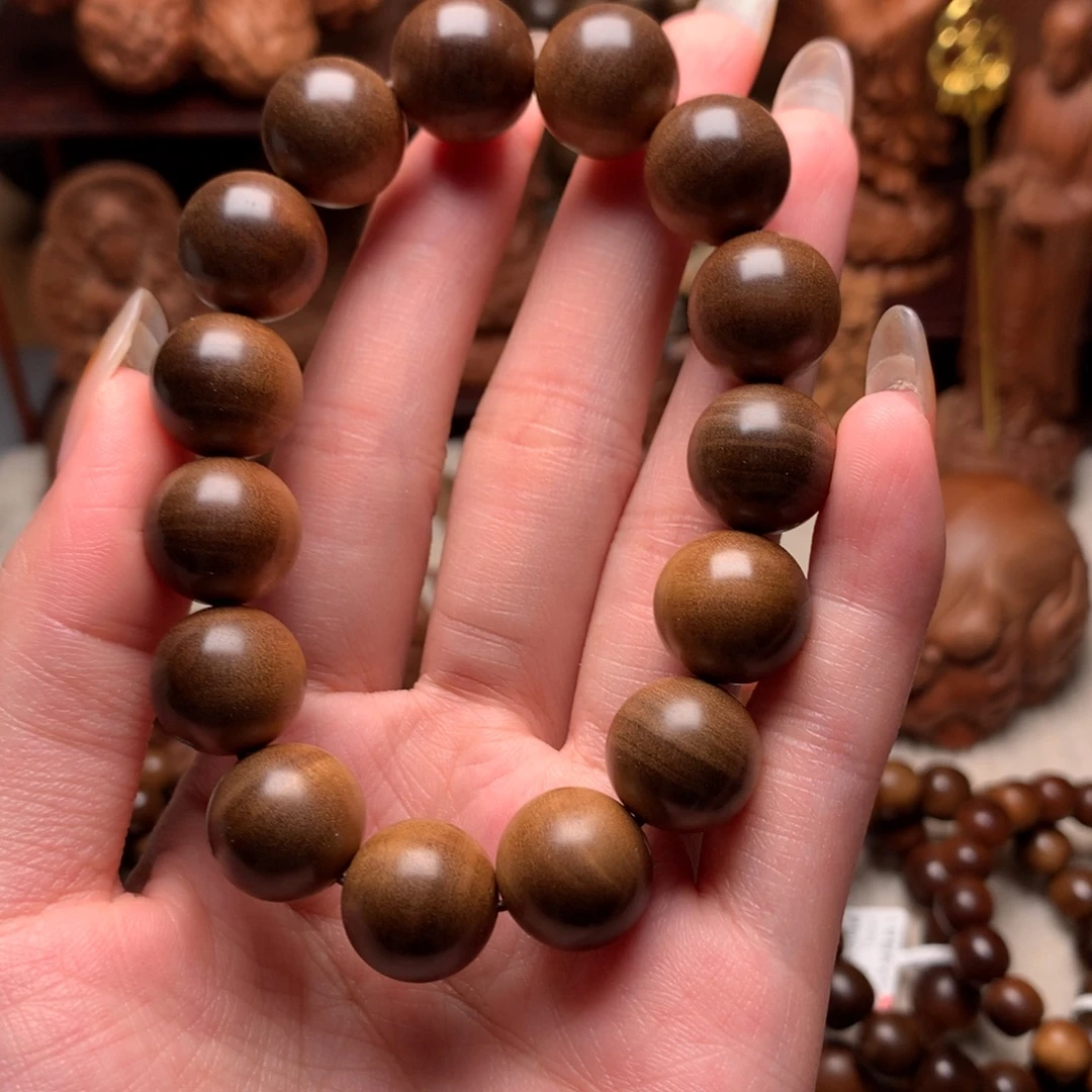 檀香木手串/手链老山檀香1.5奶香黑肉福利
