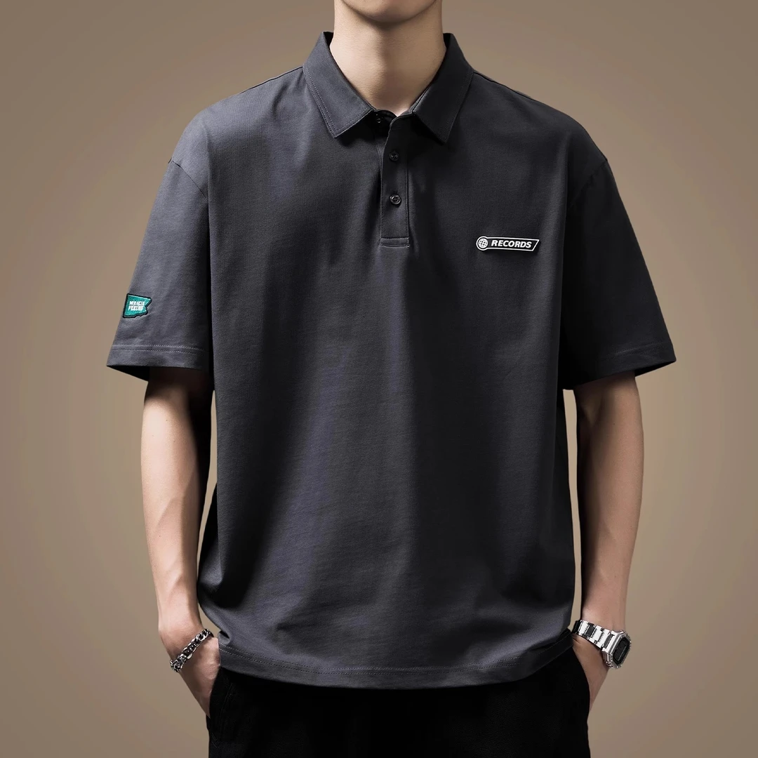 Salodac高端polo衫男士夏季薄款简约青年透气商务短袖t恤上衣服