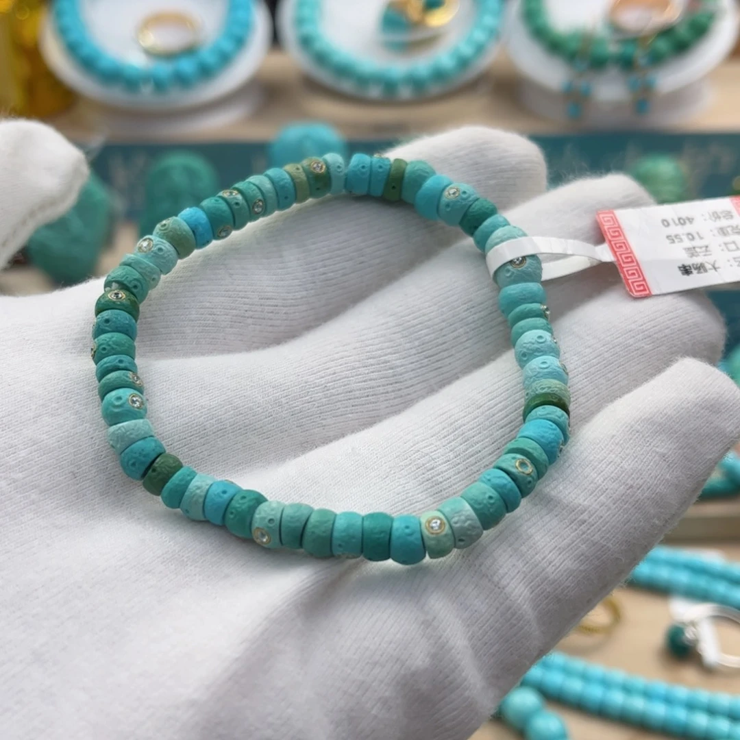 绿松石珠宝奇石未镶嵌