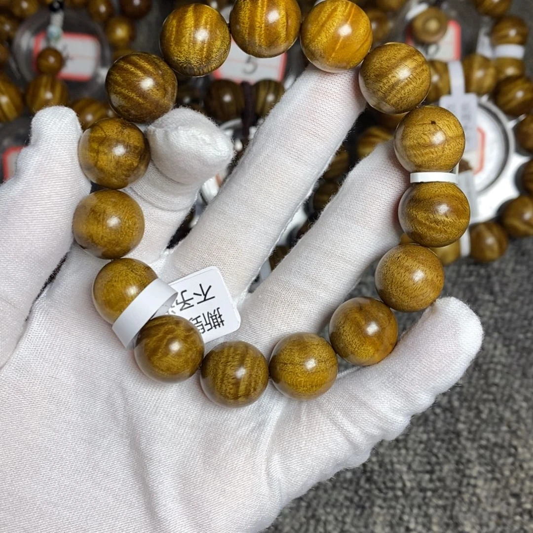 楠木（金丝楠）手串/手链枯木1.5水波闪电 80