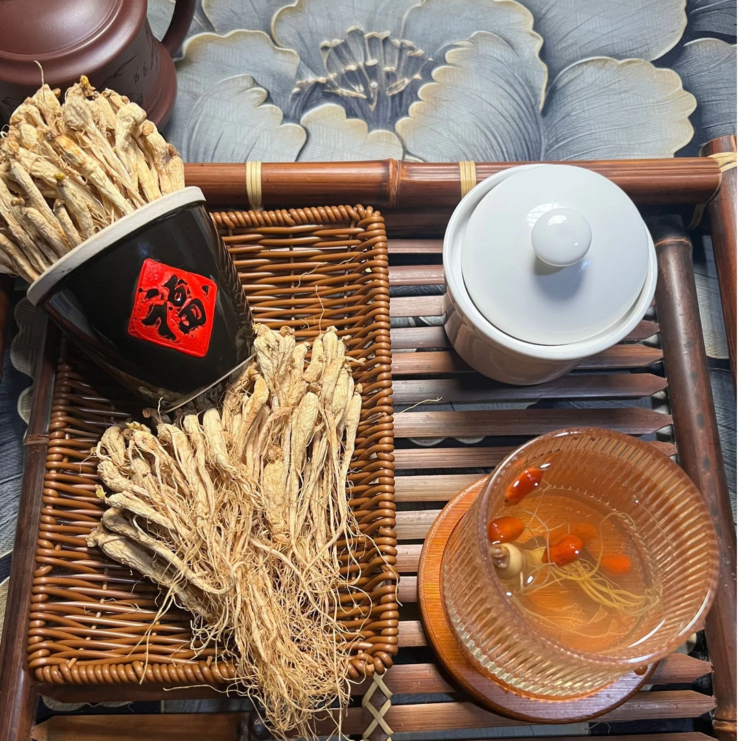 人参长白山干参生晒白参正品东北泡水煲汤泡酒煮水泡茶干人参正宗