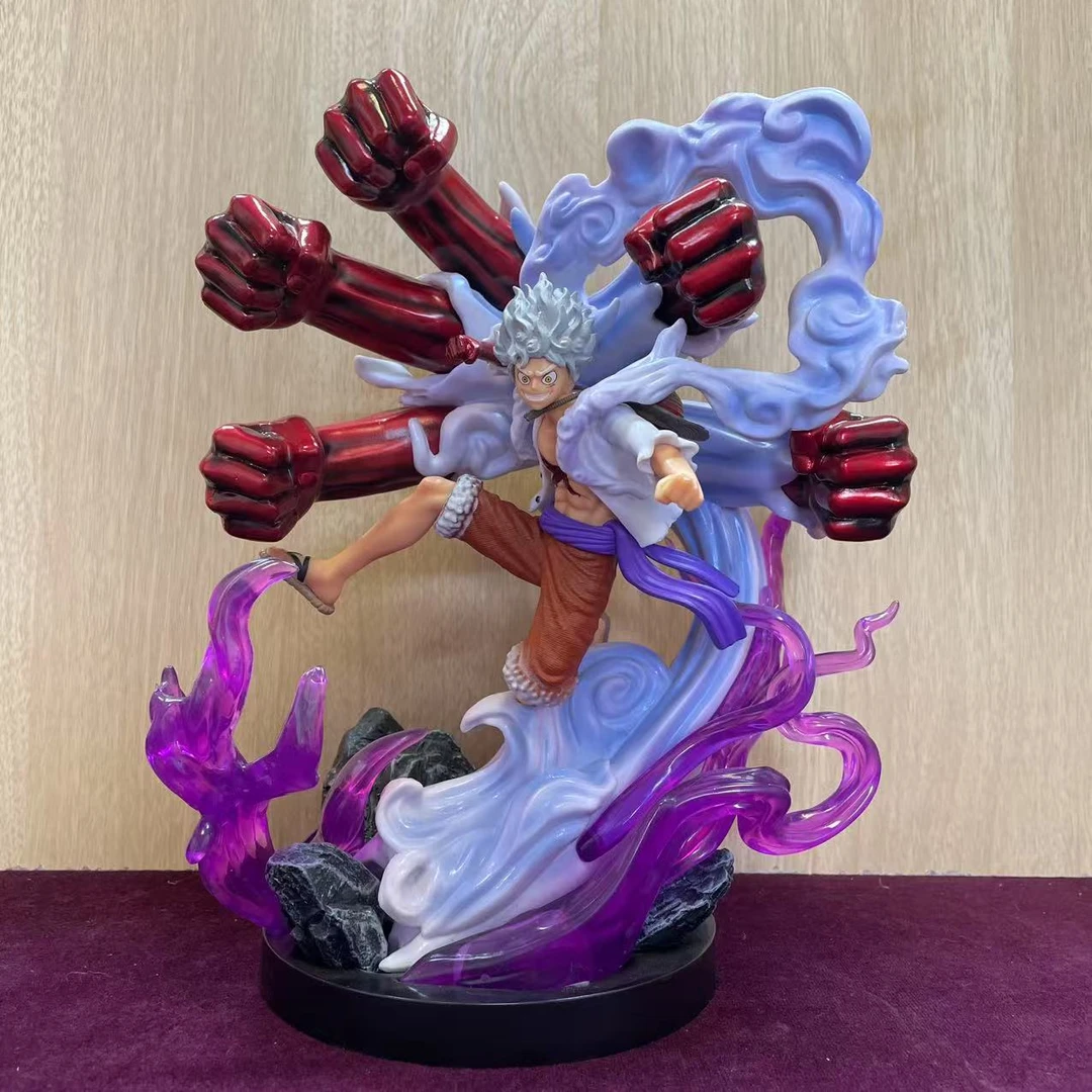 【清风潮玩】五拳尼卡路飞海贼王动漫手办潮玩具礼物摆件高约手办