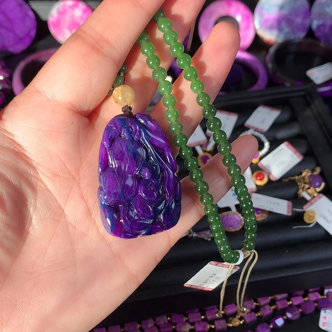 苏纪石（舒俱来）未镶嵌吊坠