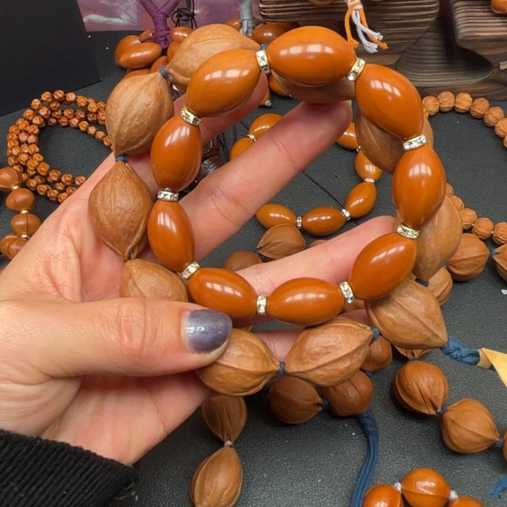 手串/手链橄榄核梅林铁核19.529➕枣珠手串