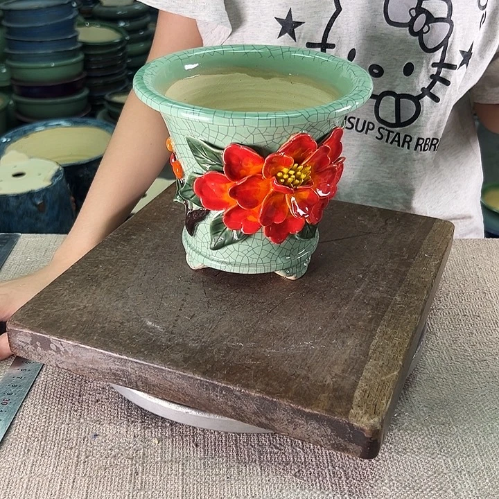 泳坤堂石湾盆陶瓷