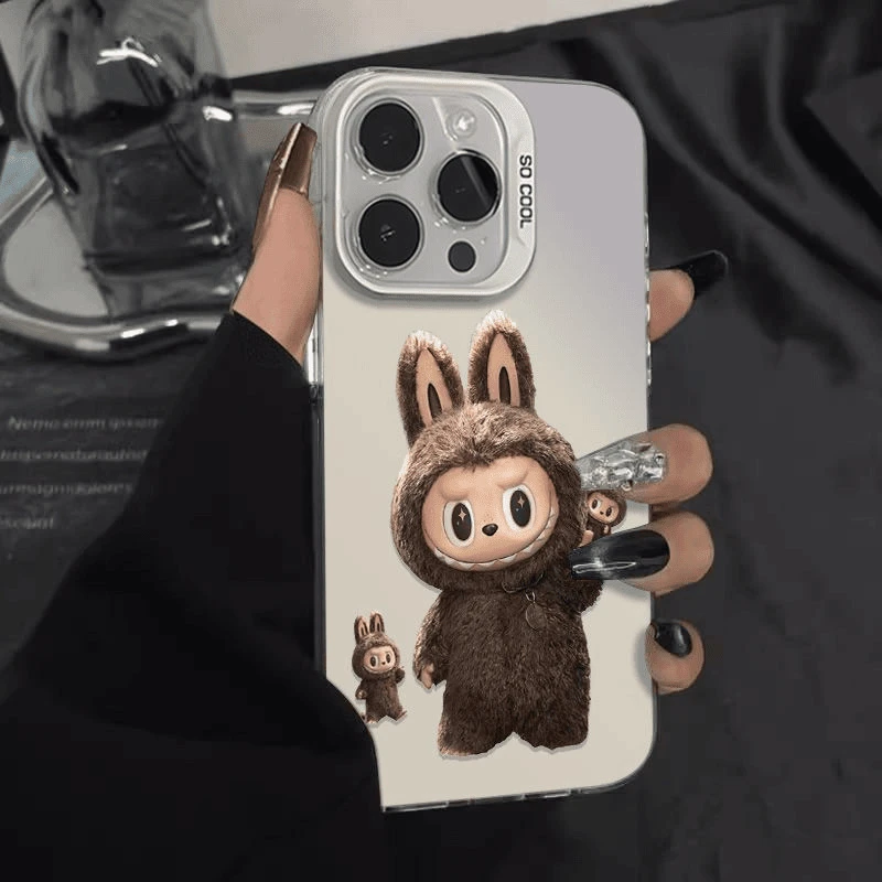 拉布布适用苹果PROMAX新款高颜值手机壳iPhone卡通14硬壳xs元气XR