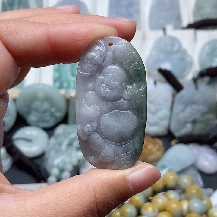 翡翠吊坠(不含链)未镶嵌翡翠