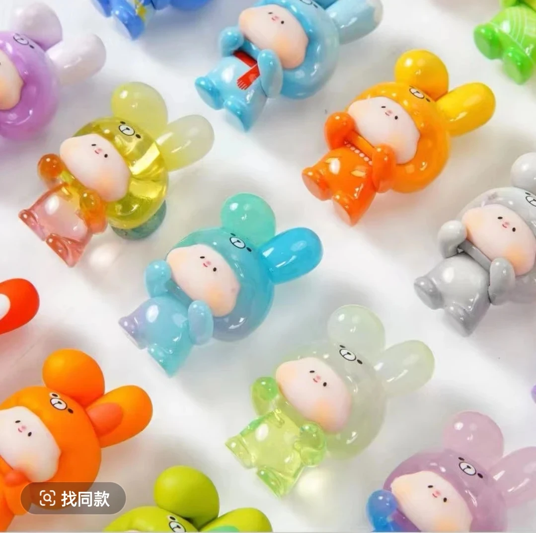 〔拆盒〕折耳兔的时间旅行系列潮玩盲盒