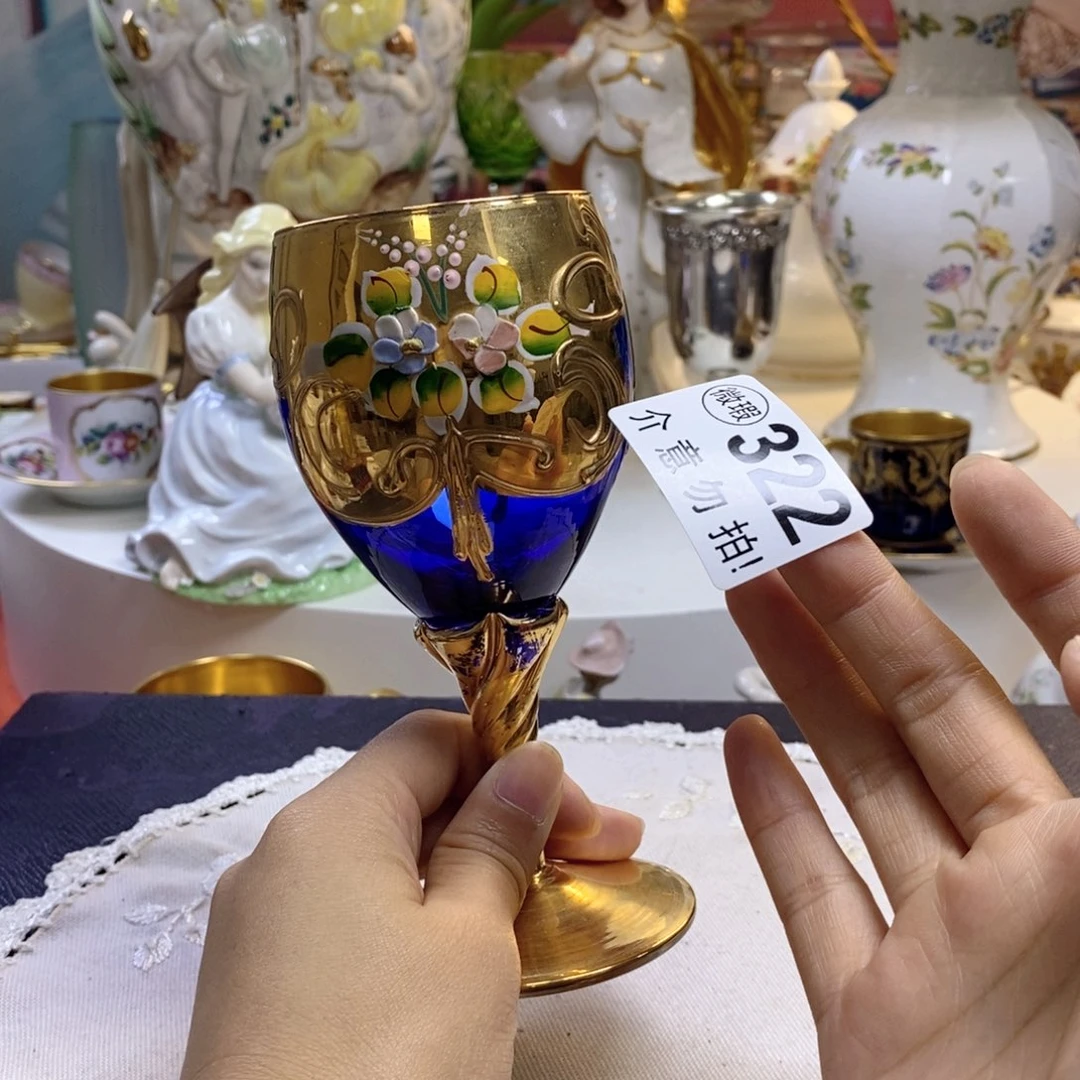 墩***墩瓷片瓷器欧瓷咖啡杯水晶杯