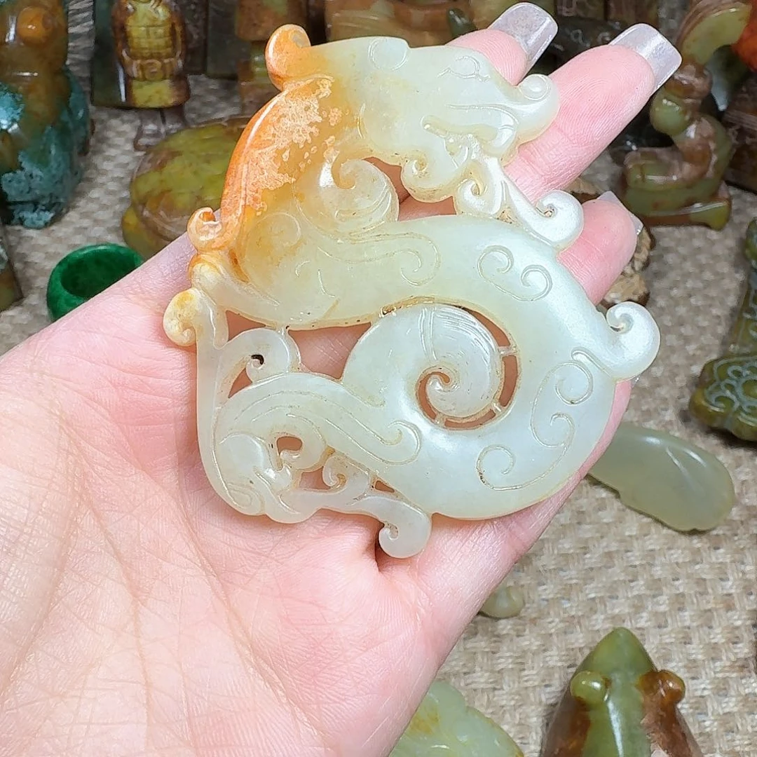 白玉菩提吊坠挂件