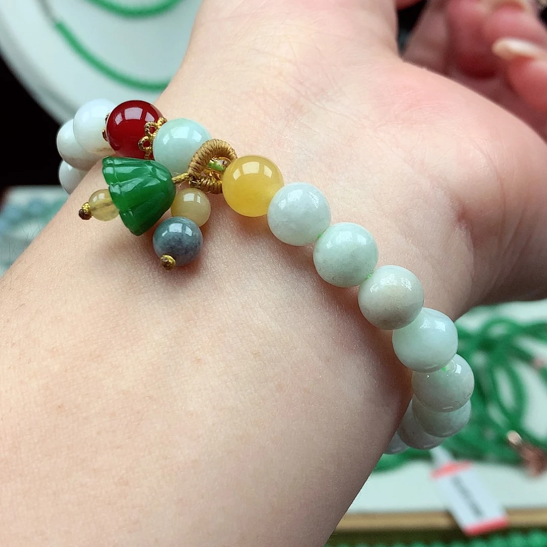 未镶嵌手链翡翠翡翠