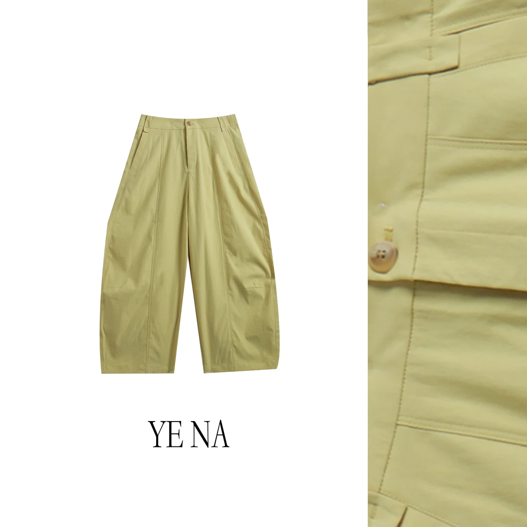 【小白】高腰微弹夏季休闲裤直角裤直筒裤设计师直筒短裤休闲KZ102