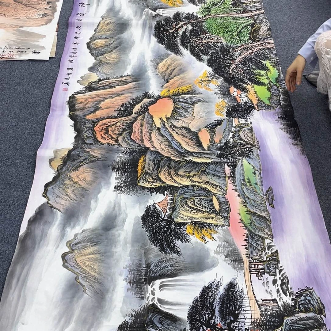 国画作品小姐姐放漏…