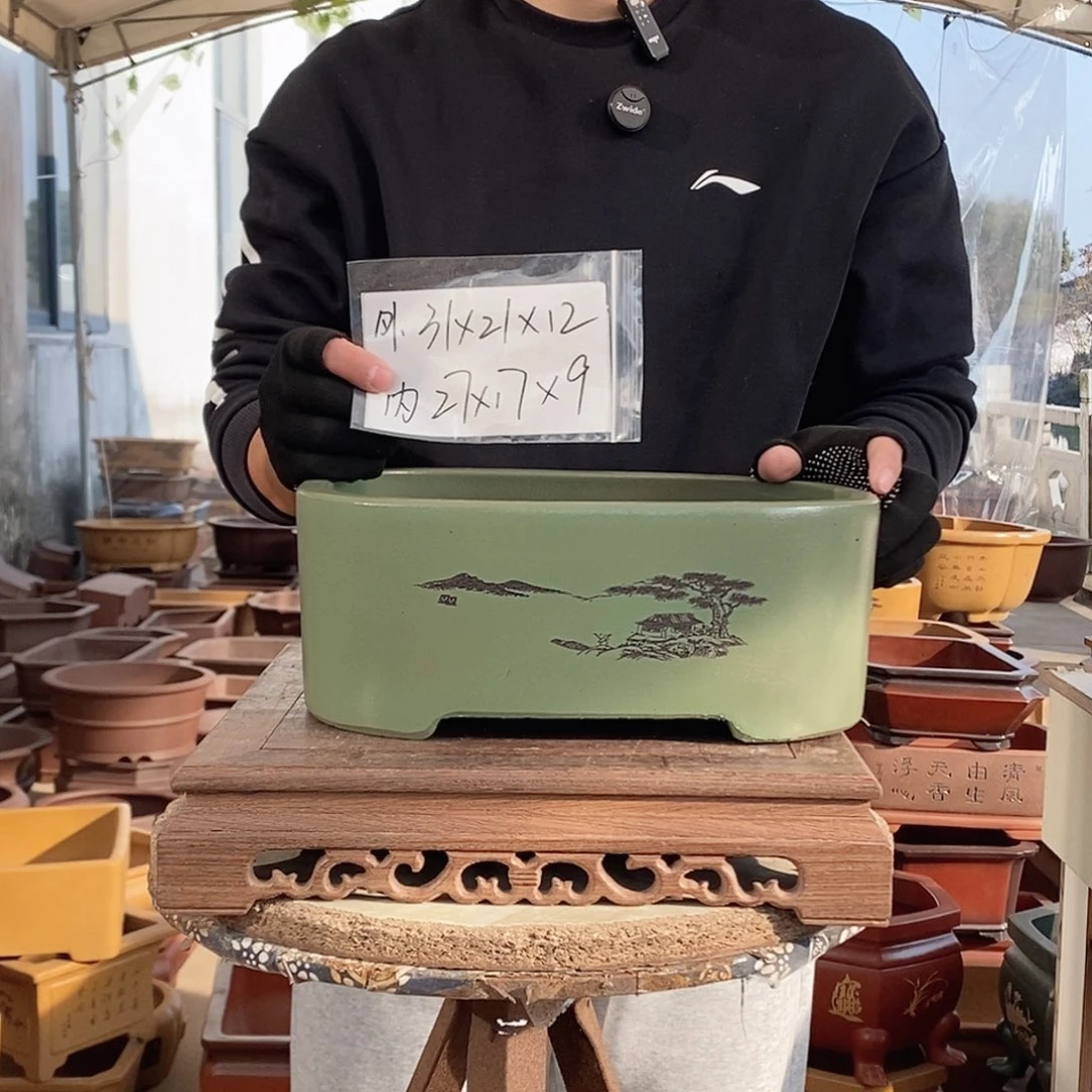 紫砂花盆紫砂花盆