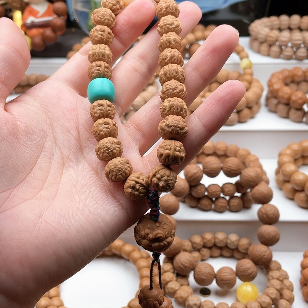 【闪购商品】猴头核桃手串去**吗工厂直播店