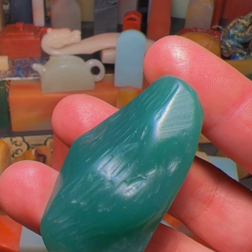 【闪购商品】寿山石印石？*雅安绿印石印章