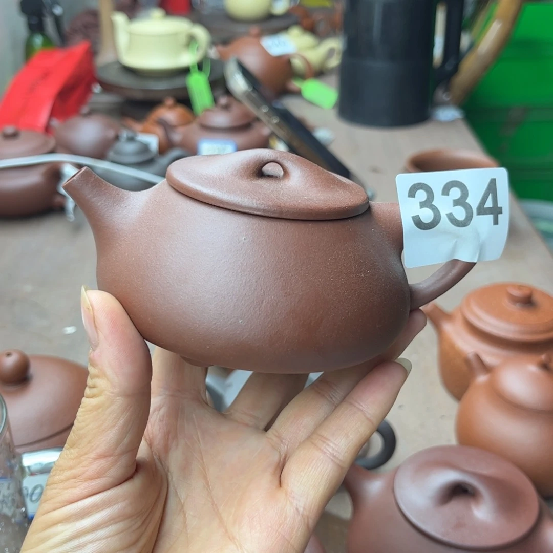 紫砂茶壶紫泥做工不太好200cc