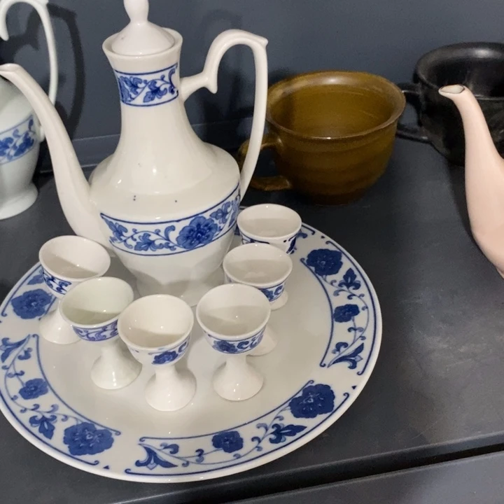 瓷片十厂白瓷酒具