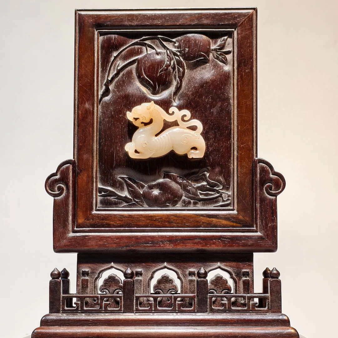 典藏老赵木器【屏风】文房雅玩古典家具精品收藏高28宽20厚10厘米