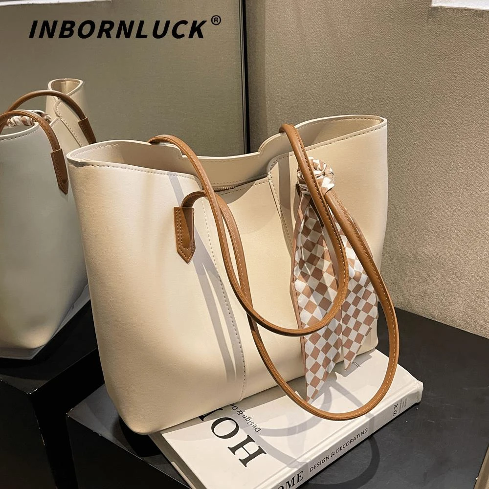 包包女大容量2023新款夏天百搭单肩包高级质感简约上课通勤托特包