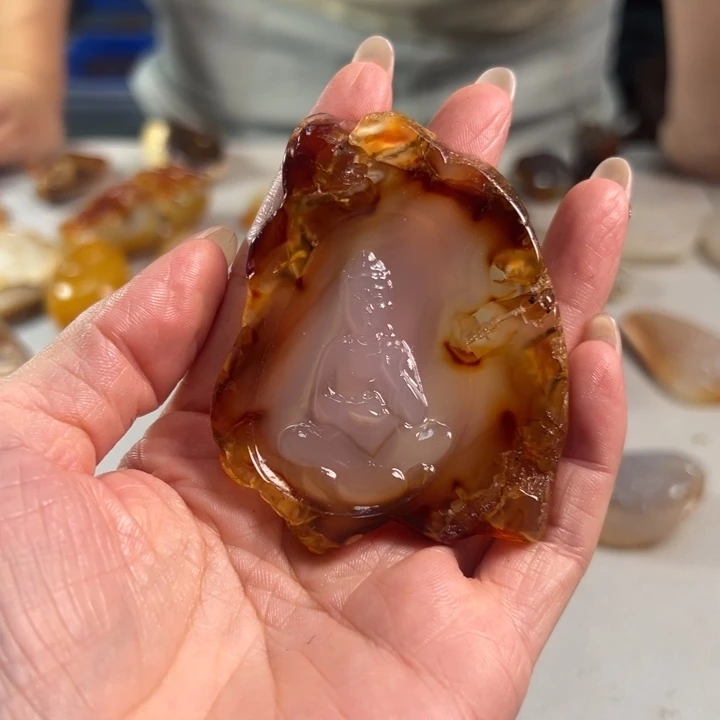 玛瑙/玉髓吊坠(不含链)未镶嵌