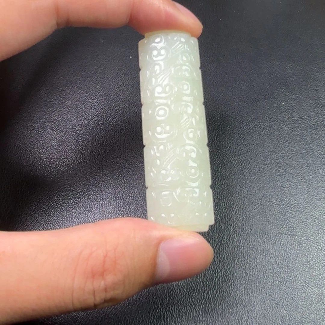 未镶嵌和田玉挂件白****8