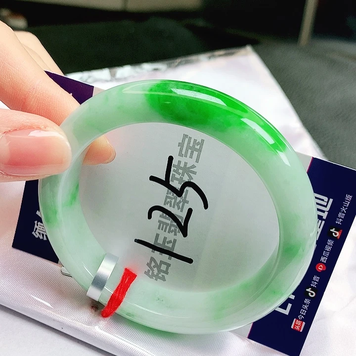 翡翠未镶嵌手镯缅甸天然a货翡翠手镯