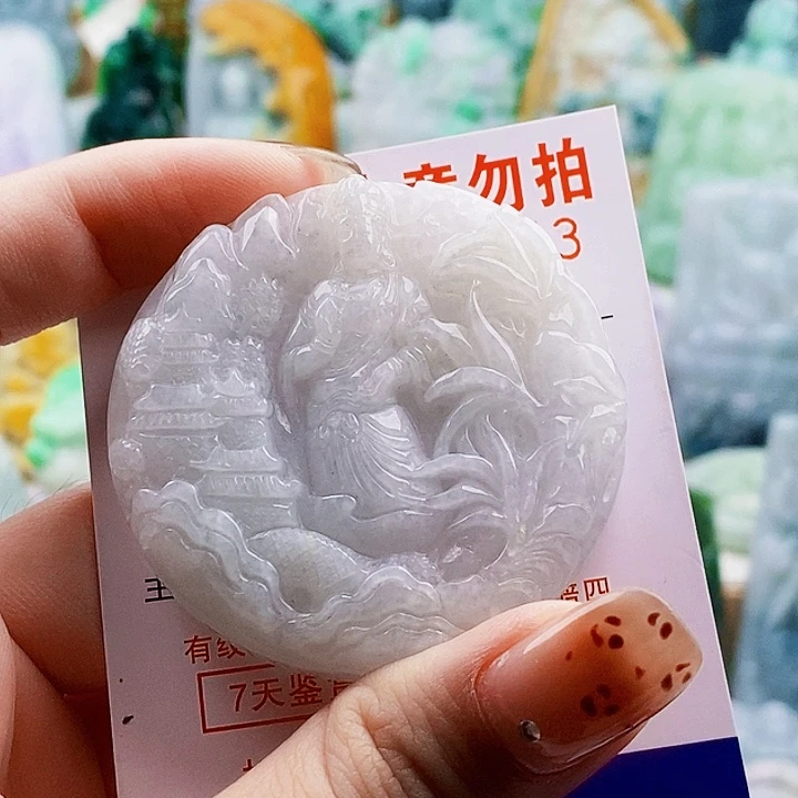 吊坠(不含链)未镶嵌翡翠