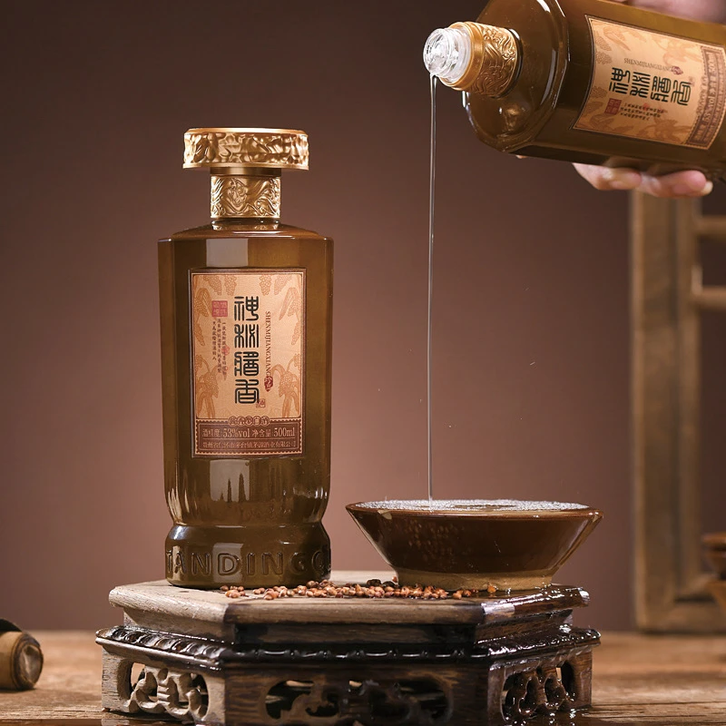 赖祖烧坊【官方自营】神秘酱香大曲坤沙工艺酱香型白酒500ml53%Vol