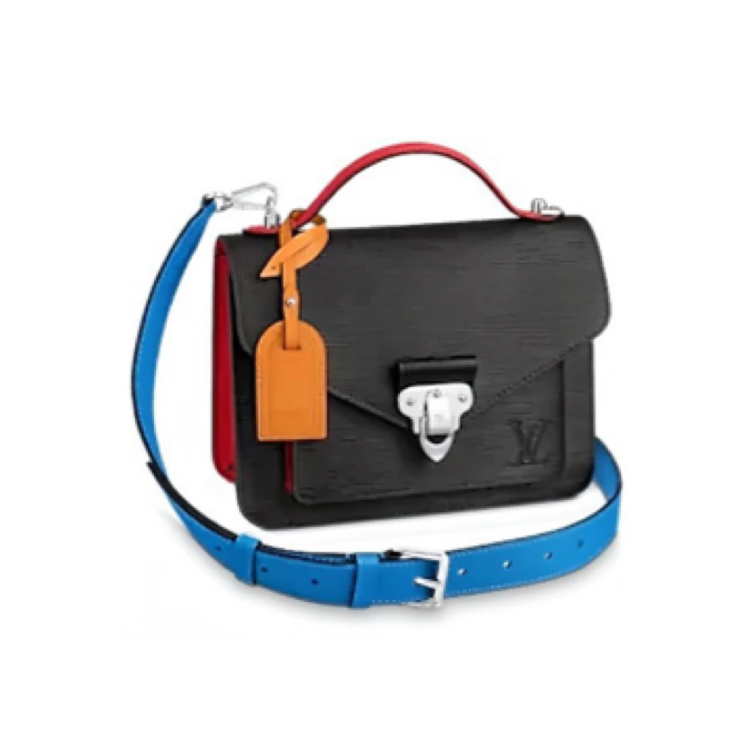 95新 LouisVuitton/路易威登 拼色邮差 水波纹/JW3248