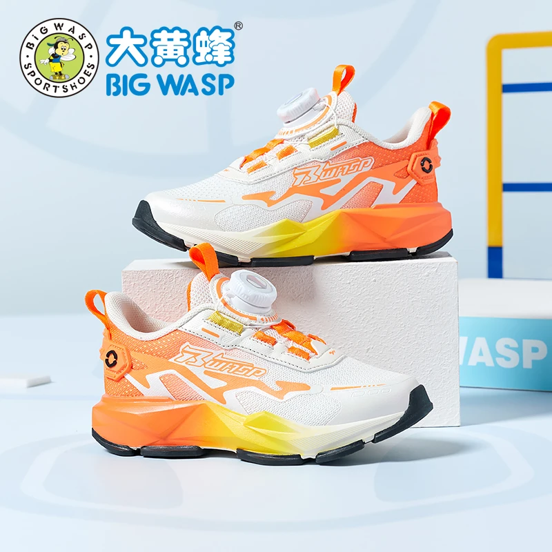 大黄蜂童鞋新款男童跑鞋春夏透气中大童运动鞋双网防滑休闲单网鞋