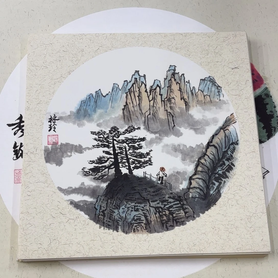 国画国画老师作品刘