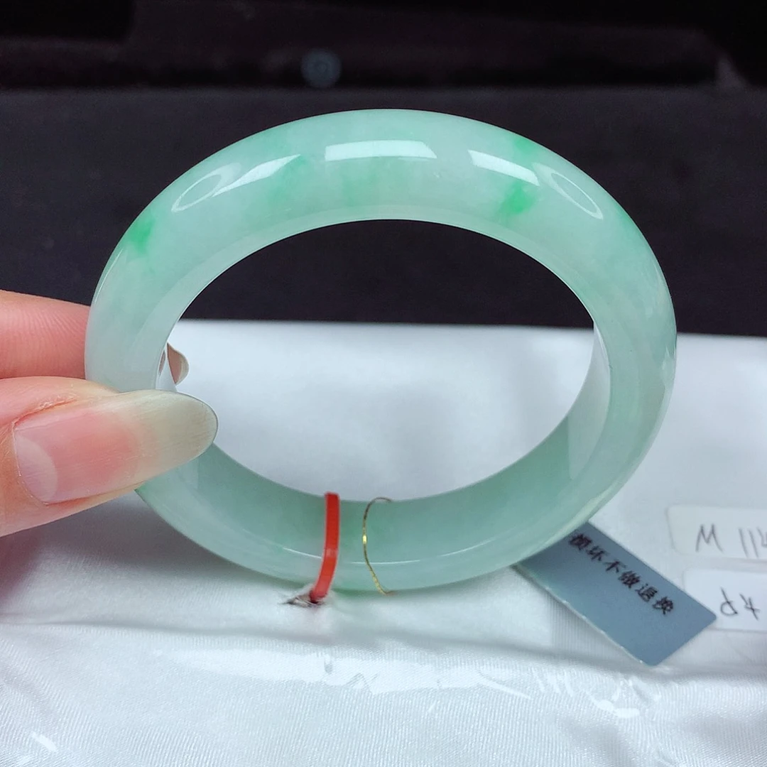 未镶嵌手镯翡翠54圈851