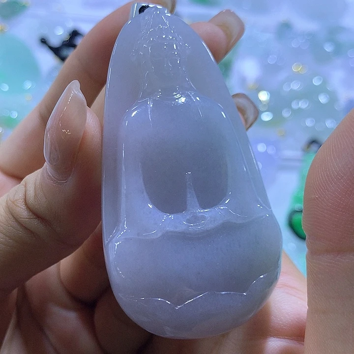 翡翠未镶嵌颈饰天然翡翠A货吊坠