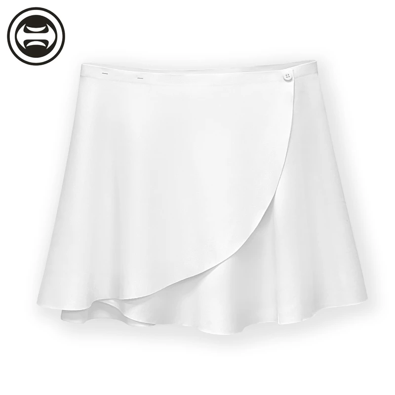 瑜伽裤遮挡裙一片式屁帘外穿健身运动遮臀纽扣裙罩短裙半身裙