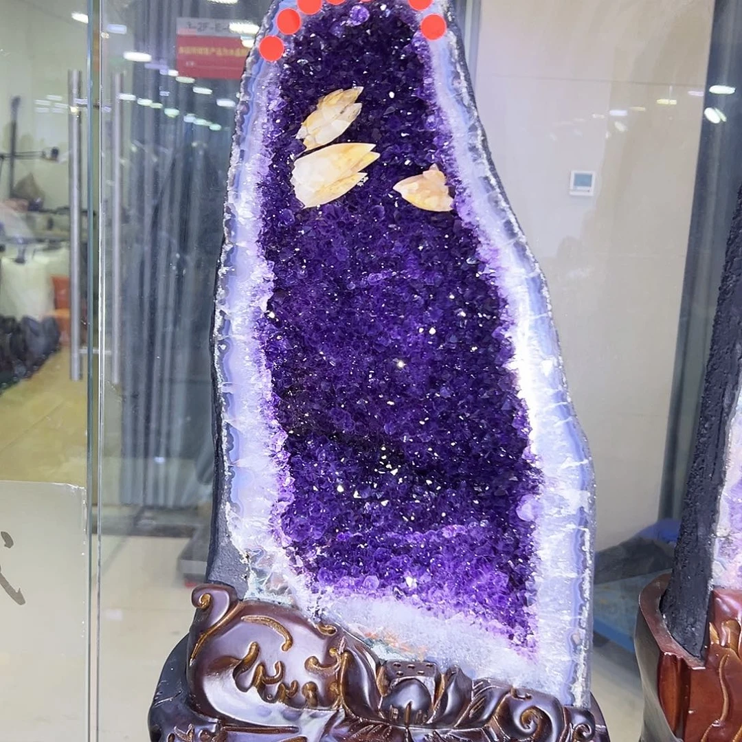 未镶嵌大型摆件（非配饰）黄晶晶