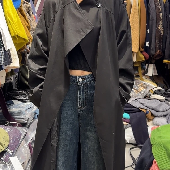 黑色风衣不退不换