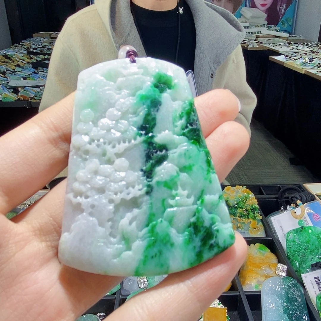 颈饰未镶嵌翡翠翡翠