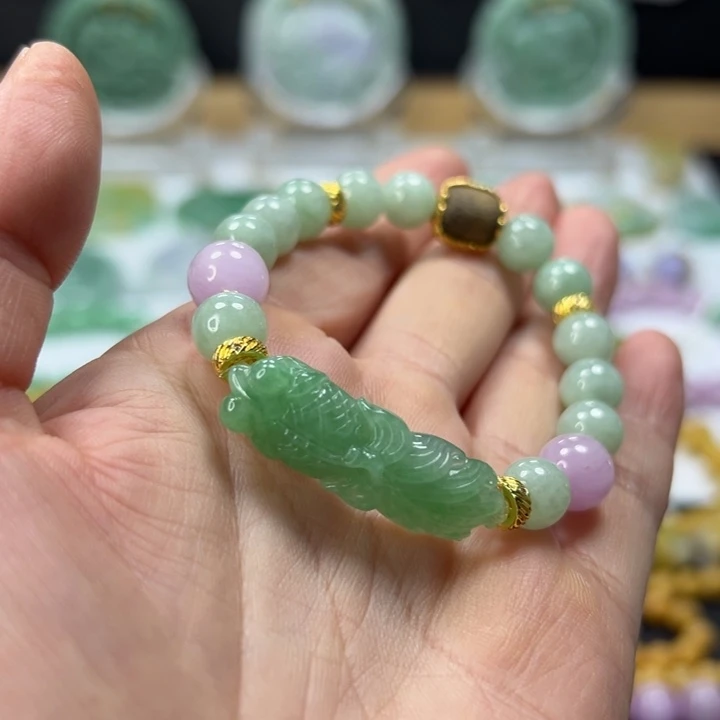 未镶嵌手链翡翠手牌