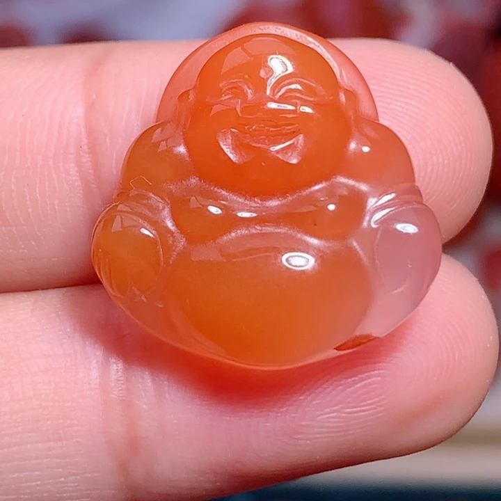 南红玛瑙未镶嵌南红佛公