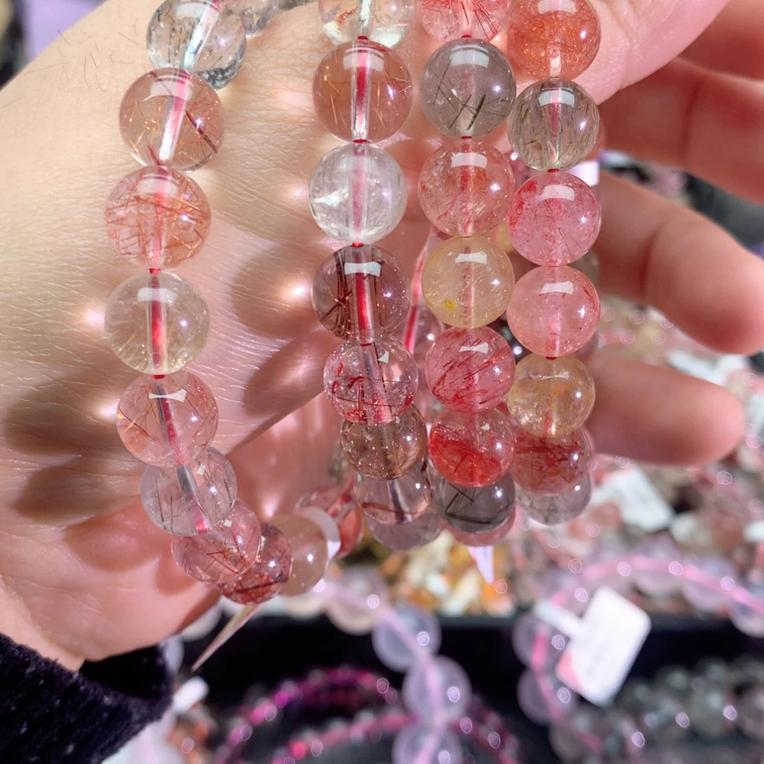 发晶手链未镶嵌彩发10