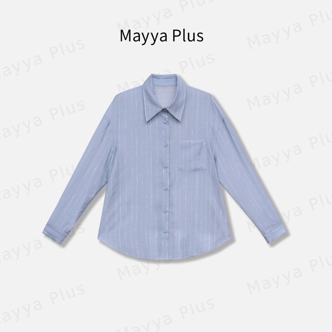 【春天里】Mayya Plus麦芽定制轻奢气质显瘦百搭款衬衫32518396