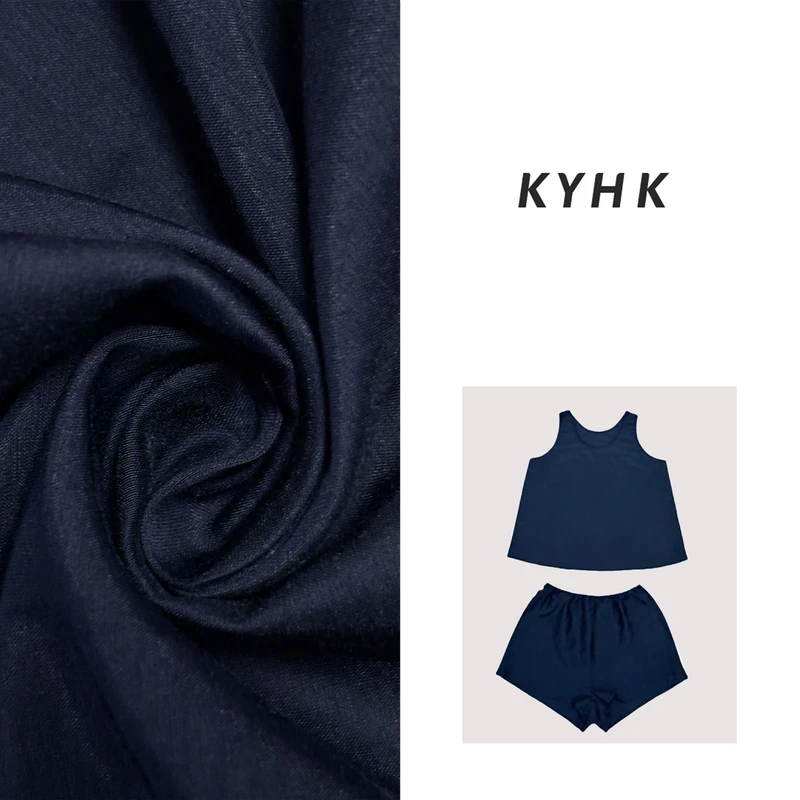 KYHK简约基础款宽松休闲背心上衣短裤套装240574